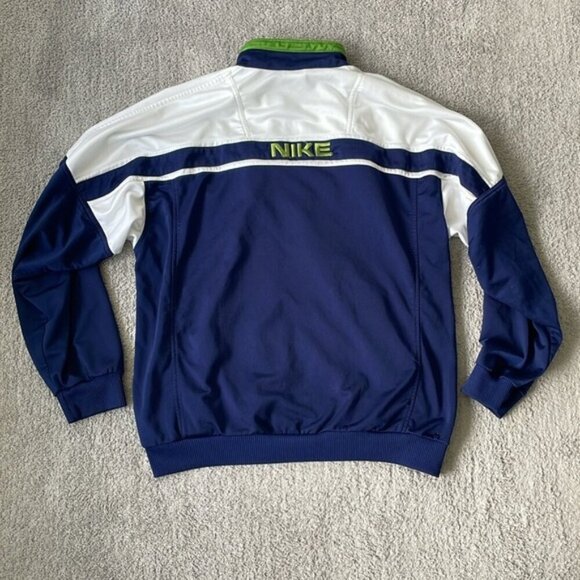 VGC Retro 90's Nike Full Zipper Jacket - Size M - Picture 2 of 6